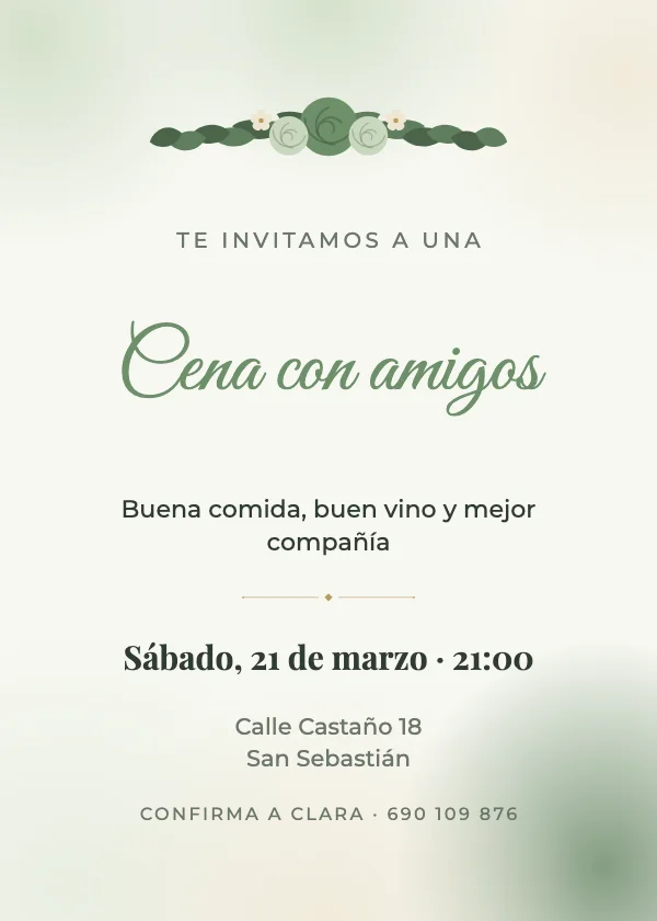 Invitación de fiesta Fiesta en el jardín