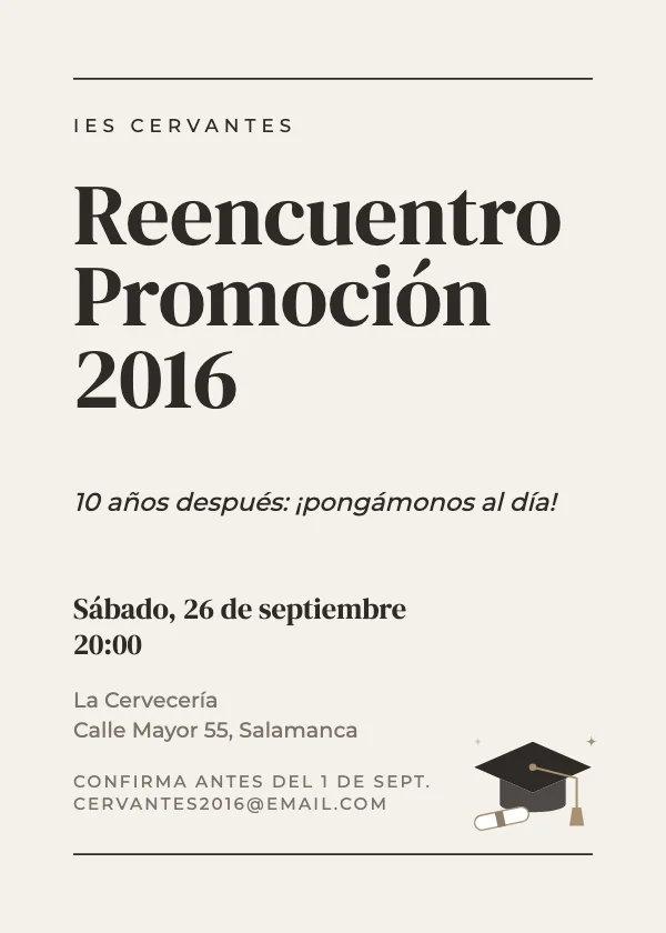 Invitación de Reencuentro Editorial